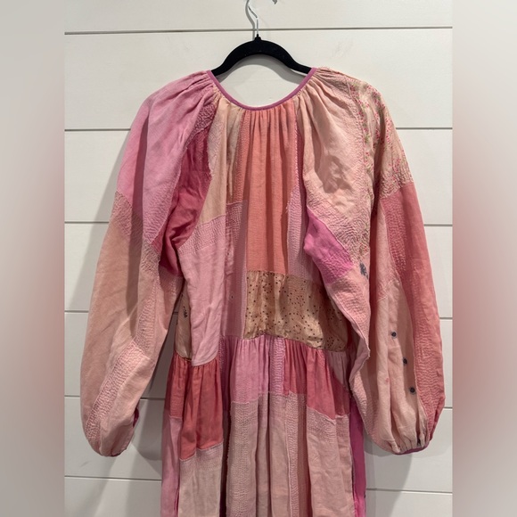 Alix of Bohemia Celeste Pink Sky Sari Dress - Picture 8 of 12